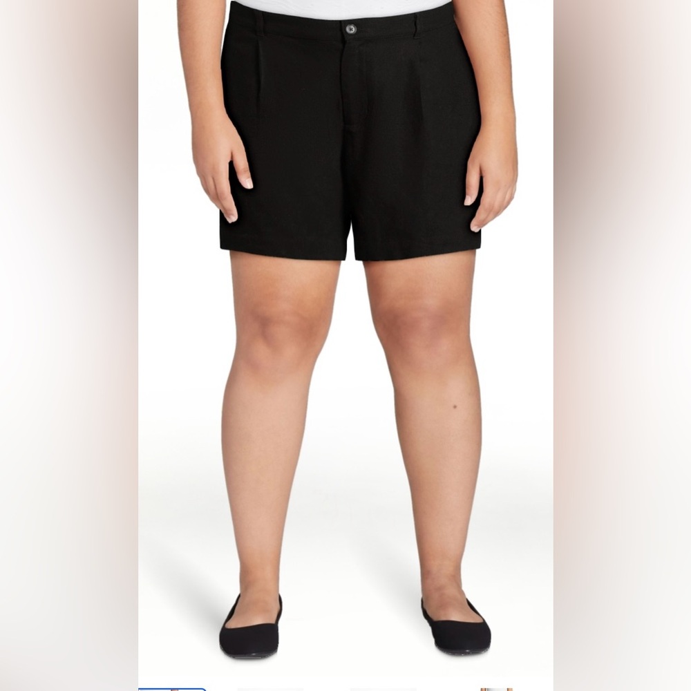 Time and Tru Women’s Black Linen Shorts! Size XXXL!‎ NWT!
